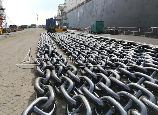 jakość  Heavy Offshore Mooring Chain High Strength Various Sizes Available fabryka